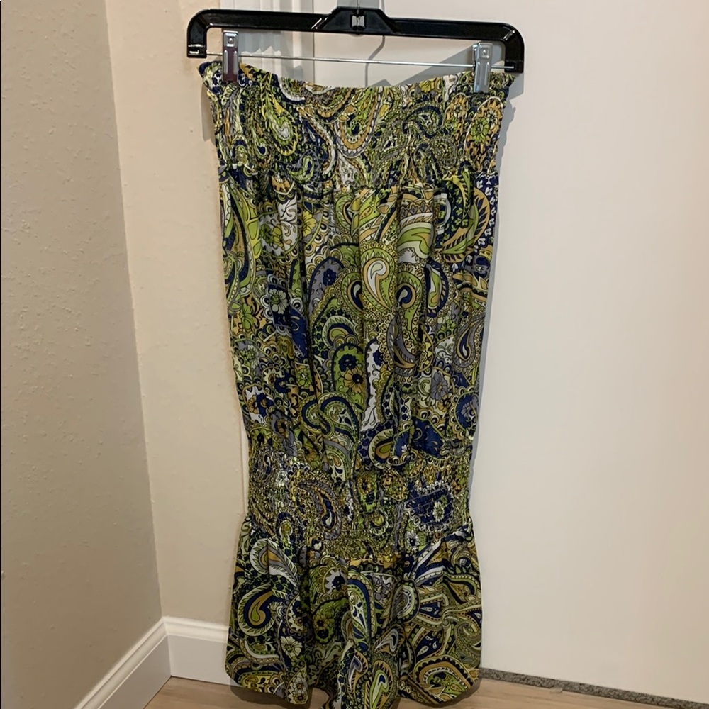 Strapless Shorts Romper